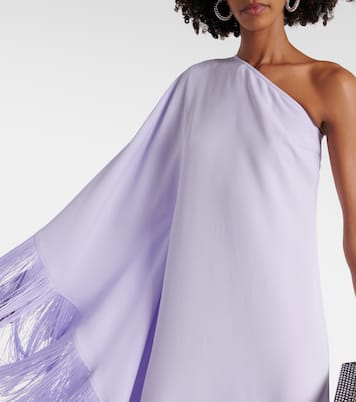 Spritz fringed crêpe cady gown | Taller Marmo