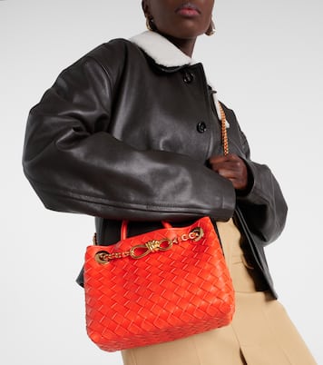 Sac Andiamo Small Chain en cuir Intrecciato  | Bottega Veneta