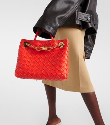 Sac Andiamo Small Chain en cuir Intrecciato  | Bottega Veneta