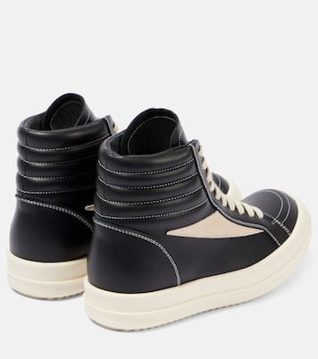 Vintage leather high-top sneakers | Rick Owens