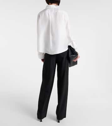 Blusa Sensual Coolness de sarga de seda | Dorothee Schumacher