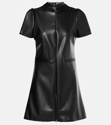 Vestido corto de piel sintética | Courrèges