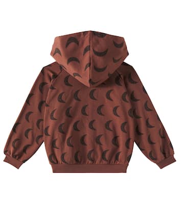 Felpa Moons in misto cotone con cappuccio | Rylee + Cru