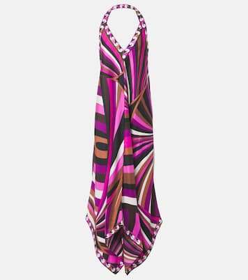 Abito lungo Iride in twill di seta | Pucci
