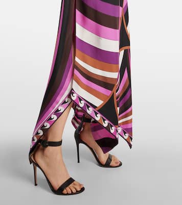 Abito lungo Iride in twill di seta | Pucci