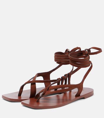 Rita suede thong sandals | A.Emery