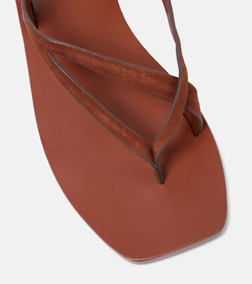 Rita suede thong sandals | A.Emery
