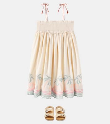 Besticktes Kleid Tallow aus Baumwolle | Zimmermann Kids