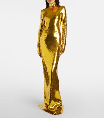 Robe longue à sequins | Bottega Veneta