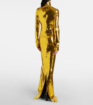Robe longue à sequins | Bottega Veneta