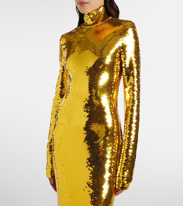 Robe longue à sequins | Bottega Veneta