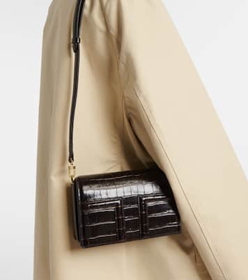 T-Flap Mini croc-effect tote bag | Toteme