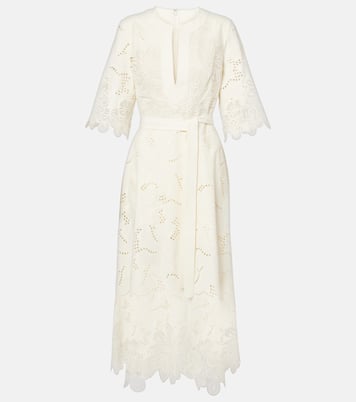 Abito midi in sangallo | Elie Saab