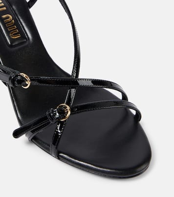 Sandales 55 en cuir verni | Miu Miu