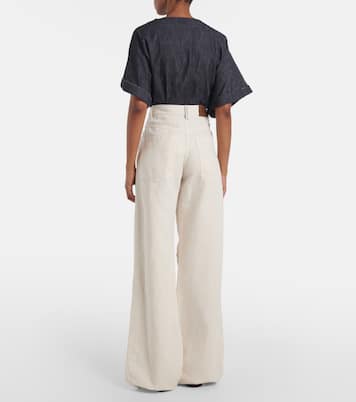 Jeans a gamba larga | Brunello Cucinelli