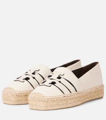 Espadrillas Ines Double T in pelle | Tory Burch
