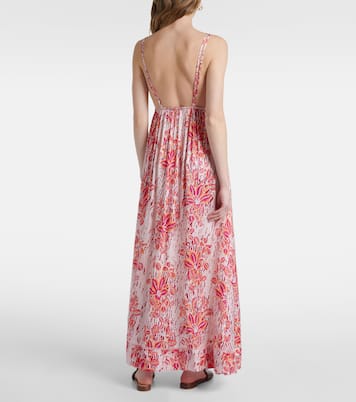 Bedrucktes Maxikleid Cassandra | Poupette St Barth