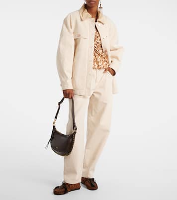Oskan Moon Small leather shoulder bag | Isabel Marant