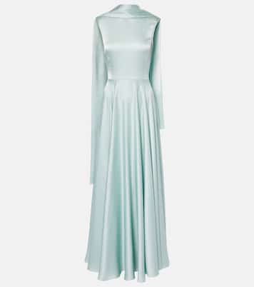Abito lungo Emelia in raso | Solace London