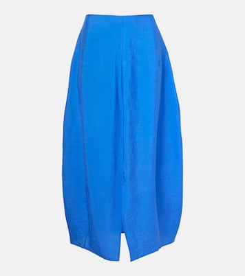 Falda larga Parachute en mezcla de seda | Toteme