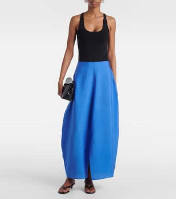 Falda larga Parachute en mezcla de seda | Toteme