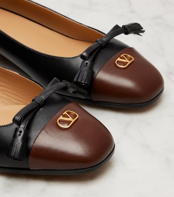 Valet Du Roi leather ballet flats | Valentino Garavani