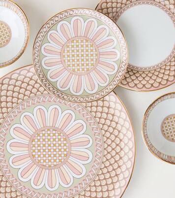 Napoli Dusty Pink set of 2 dessert plates | La DoubleJ