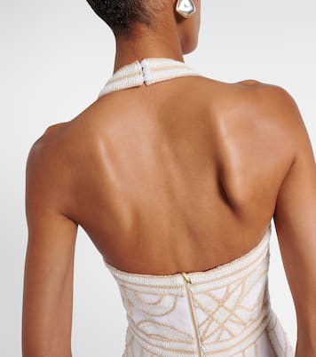 Vestido midi Irena bordado | Rebecca Vallance