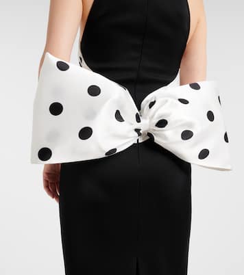 Polka-dot halterneck gown | David Koma