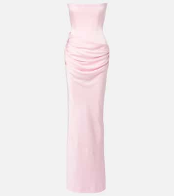 Draped bustier gown | Alex Perry