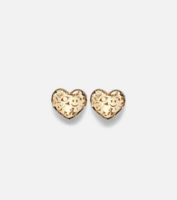 Puffy Icon Wallpaper Small 14kt gold earrings | Sydney Evan