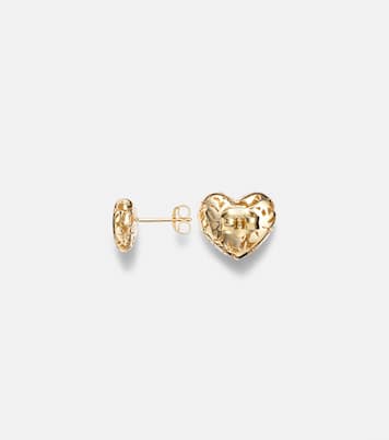 Puffy Icon Wallpaper Small 14kt gold earrings | Sydney Evan