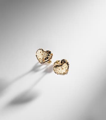 Puffy Icon Wallpaper Small 14kt gold earrings | Sydney Evan