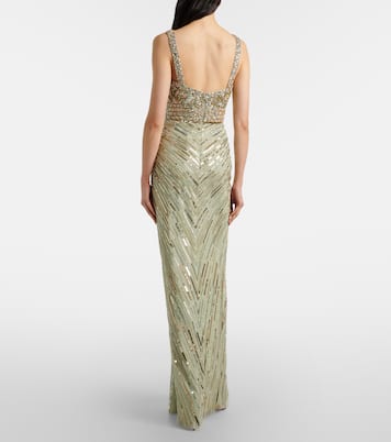 Robe longue Elixir à ornements | Jenny Packham