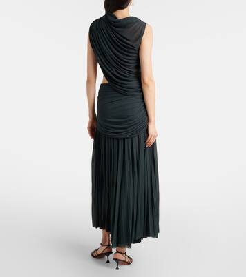 Irma挖剪垂褶针织中长连衣裙 | Proenza Schouler