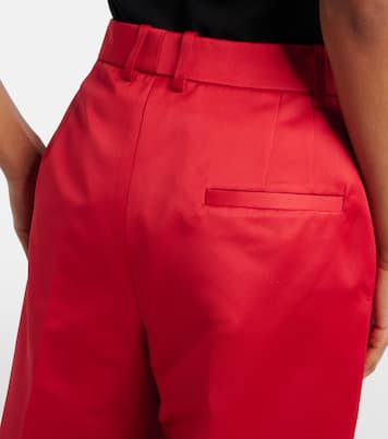 Pantalones anchos Brickell de satén | The Frankie Shop