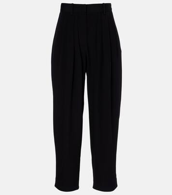 Janice high-rise crêpe wide-leg pants | Isabel Marant