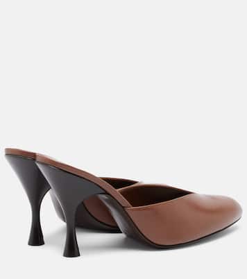 Sitting Pretty leather mules | Herbert Levine