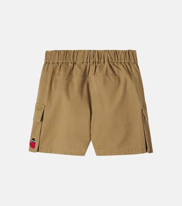 Embroidered denim shorts | Monnalisa