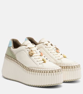 Plateau-Sneakers Nama aus Leder | Chloé