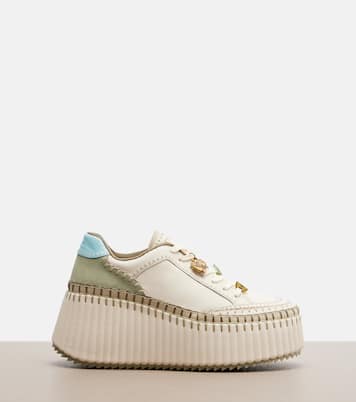 Plateau-Sneakers Nama aus Leder | Chloé