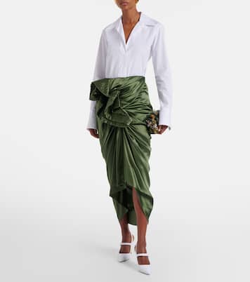 Camparisli 90 raffia slingback pumps | Manolo Blahnik