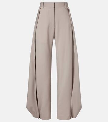 Draped wool wide-leg pants | Loewe