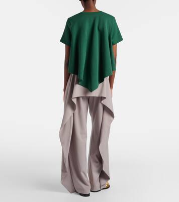 Draped wool wide-leg pants | Loewe