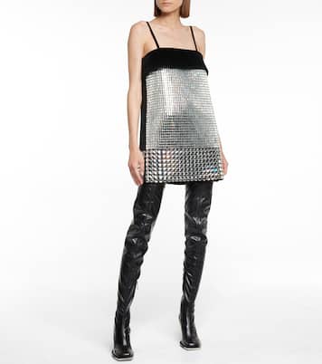 Faux leather over-the-knee boots | Peter Do