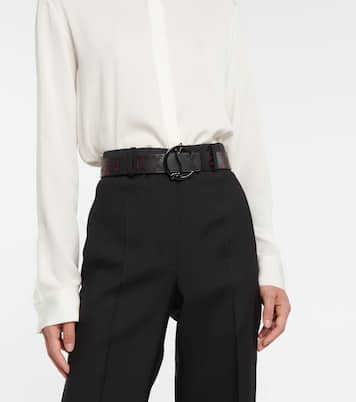 Lazer-cut leather belt | Christian Louboutin