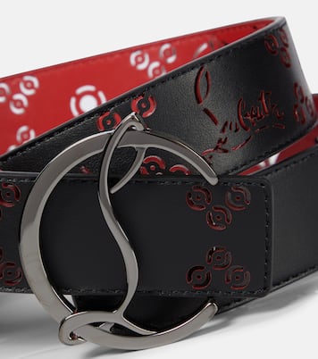 Lazer-cut leather belt | Christian Louboutin