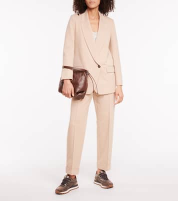 Blazer in felpa di cotone | Brunello Cucinelli