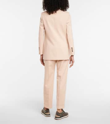 Blazer in felpa di cotone | Brunello Cucinelli