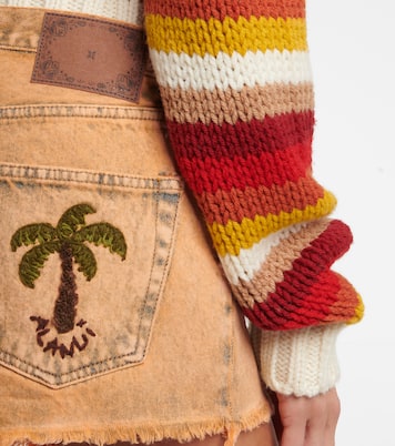 Valparaiso high-rise denim shorts | Alanui